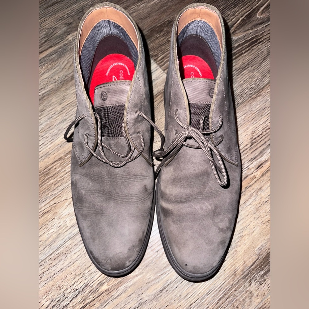 CLARKS π€ Tac System - Shoes - Size Menβs 10.5, Grey ish/Brown - Picture 7 of 13